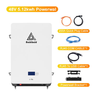 Υβριδικό δίκτυο Powerwall Lifepo4 Home μπαταρία 48V 200ah 10Kwh 51.2v 300ah μπαταρίες ιόντων λιθίου με WIFI
