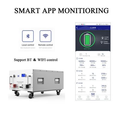 280Ah 51.2V LiFePO4 Ηλιακή μπαταρία λιθίου για οικιακό σύστημα ηλιακής ενέργειας 15kwh OEM