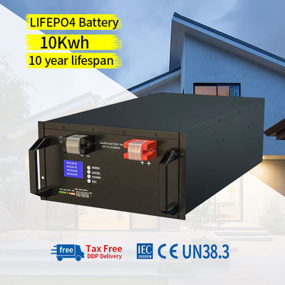 Διάρκεια κύκλου 6000 Times 51.2V 300ah 100Ah Lifepo4 μπαταρίες ιόντων λιθίου για ηλιακή ενέργεια
