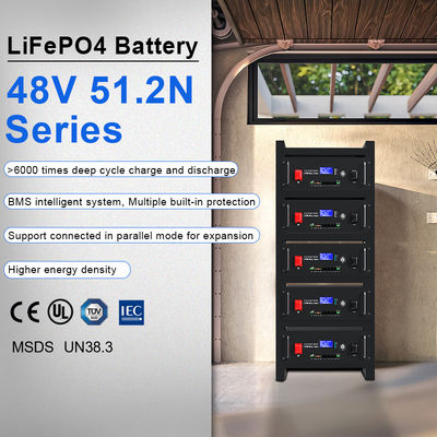 Προσαρμοσμένη διάσταση 48v Rack Mount Lithium Battery για το σπίτι Rack Solar Energy Storage Solution