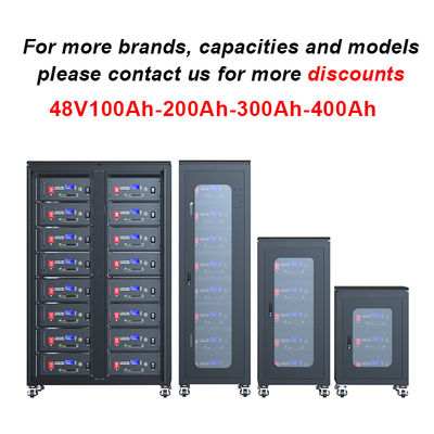 Προσαρμοσμένη διάσταση 48v Rack Mount Lithium Battery για το σπίτι Rack Solar Energy Storage Solution