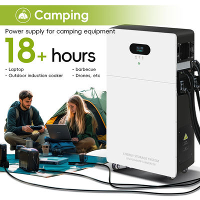 Τράπεζα σταθμού ηλεκτρικής ενέργειας All In One Inverter Υβριδικό εκτός δικτύου AC 5kw 10kw 15kw 20kw Ηλιακό σύστημα μπαταρίας αποθήκευσης ενέργειας Λιθίου LiFePO4