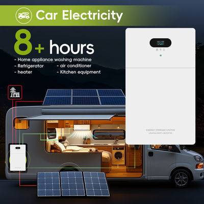 Τράπεζα σταθμού ηλεκτρικής ενέργειας All In One Inverter Υβριδικό εκτός δικτύου AC 5kw 10kw 15kw 20kw Ηλιακό σύστημα μπαταρίας αποθήκευσης ενέργειας Λιθίου LiFePO4