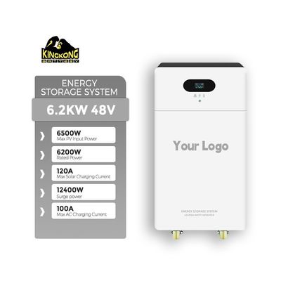 3.6KW διπλή έξοδος μονοκρυσταλλικό πυριτικό ηλιακό μετατροπέα με 24V 100Ah μπαταρία λιθίου