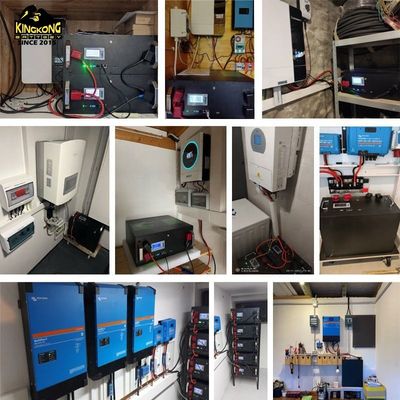 OEM 51.2V 15Kwh Ηλιακός μετατροπέας LFP4 LiFePO4 μπαταρία 48V 300Ah για παράλληλο Max 32 παράλληλο