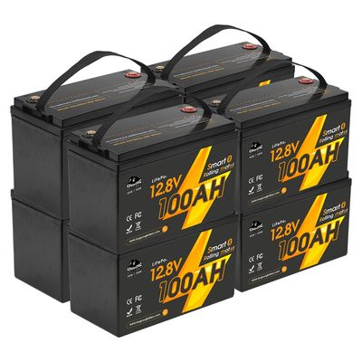 12V 12.8V 24V 48V Volt 100Ah 120Ah 200Ah 300Ah 400Ah Αναφορτιζόμενο Lifepo4 Βαθύ κύκλο Li Λιθιοϊονική μπαταρία Συσκευή σφραγισμένη