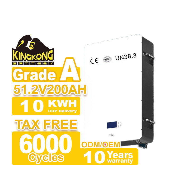 Υβριδικό δίκτυο Powerwall Lifepo4 Home μπαταρία 48V 200ah 10Kwh 51.2v 300ah μπαταρίες ιόντων λιθίου με WIFI