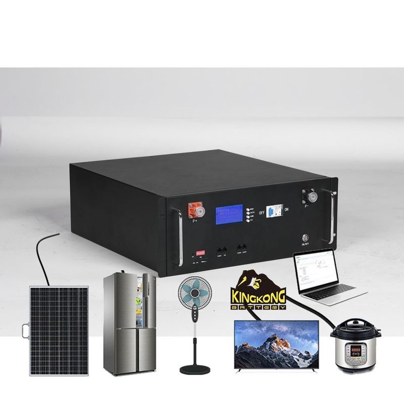 IP55 OEM 48V 100AH LiFePO4 μπαταρία για αποθήκευση ενέργειας 10-20 KWh Περιοχή ισχύος εξόδου