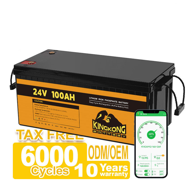 Μακροχρόνια Δυνατή 12.8V 100AH 200Ah 230Ah 300Ah Ηλιακή αποθήκευση Lifepo4 μπαταρία