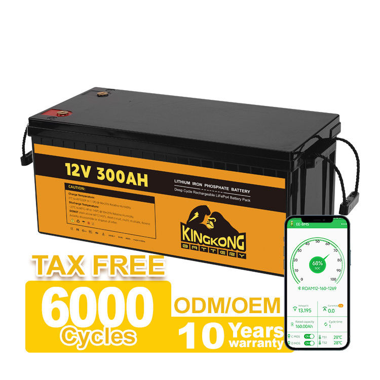 24V 12V μπαταρία ιόντων λιθίου 12.8V 100Ah 200Ah 300Ah Για λύσεις ηλιακών εφαρμογών
