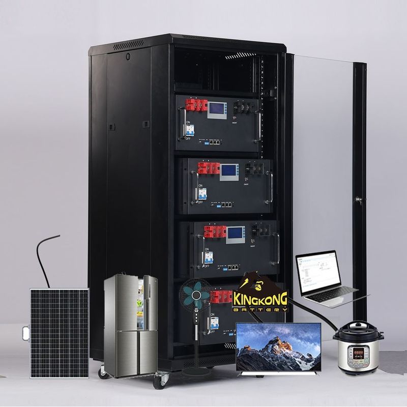 Προσαρμοσμένη διάσταση 48v Rack Mount Lithium Battery για το σπίτι Rack Solar Energy Storage Solution