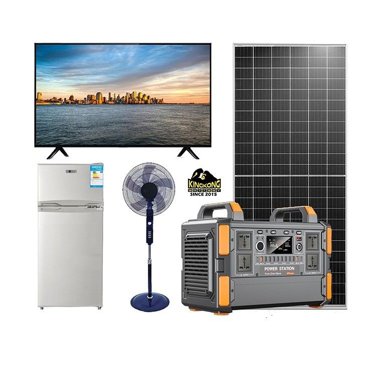 500W / 1KW μπαταρίες λιθίου φορητό σύστημα ηλιακής ενέργειας γεννήτρια για την οικιακή τηλεόραση και τα φώτα