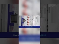 Μοντυλοποιημένα ράφια υψηλής τάσης (0,5C)Τοπική τάση:768VΔυναμικότητα: 215kWhΔυναμικότητα 280Ah