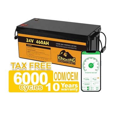 24V 50Ah 60Ah 100Ah 200Ah 230Ah 300Ah 400Ah 460Ah Σιδηρούν Λιθίου LifePo4 μπαταρία με BMS