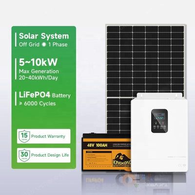 110V/220V/230V Ηλεκτρική τάση εξόδου στο και εκτός δικτύου Συστήματα ηλιακής ενέργειας για το σπίτι