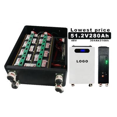 24V 48V 230AH 280AH 16s DIY μπαταρία κουτί για εξατομικευμένο OEM κουτί 15kwh Lifepo4 μπαταρία
